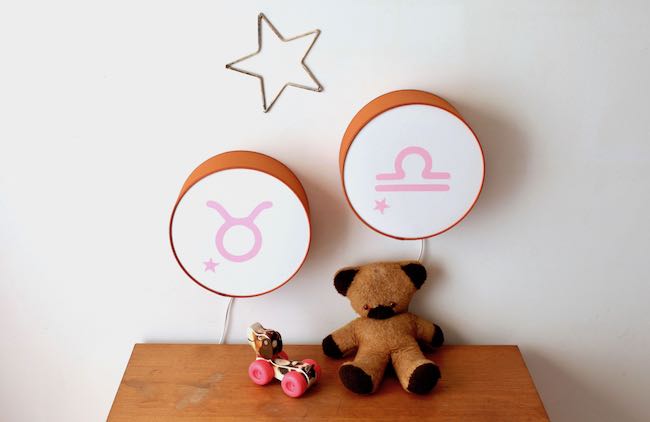 Lampes Astro enfant signe du zodiaque