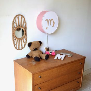 Lampe astro rose blush signe beige