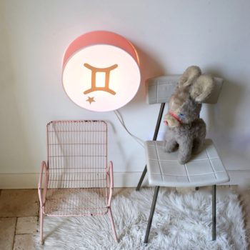 Lampe astro rose blush signe beige
