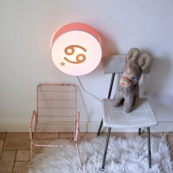 Lampe astro rose blush signe beige