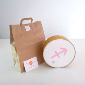 Lampe astro moutarde signe rose