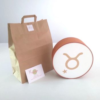 Lampe astro terracotta signe beige