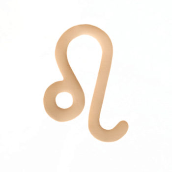 Lampe astro bleu pâle signe beige