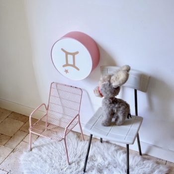 Lampe astro rose blush signe beige