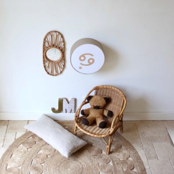 Lampe astro beige signe beige