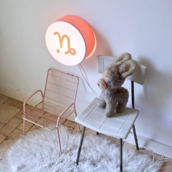 Lampe astro rose blush signe beige