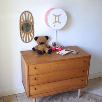 Lampe astro rose blush signe beige
