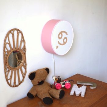 Lampe astro rose blush signe beige