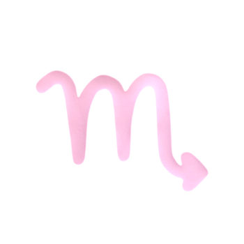 Lampe astro moutarde signe rose