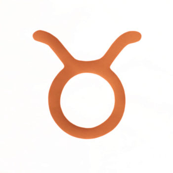 Lampe astro verte signe orange terracotta