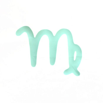 Lampe astro moutarde signe vert pâle