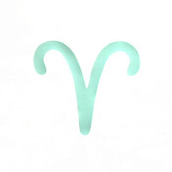 Lampe astro rose blush signe vert pâle