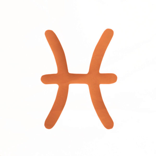Lampe astro verte signe orange terracotta