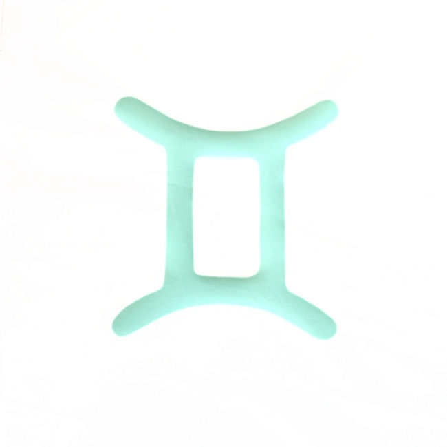 Lampe astro terracotta signe vert pâle