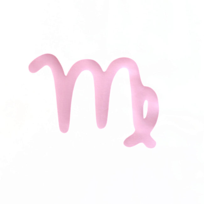 Lampe astro moutarde signe rose