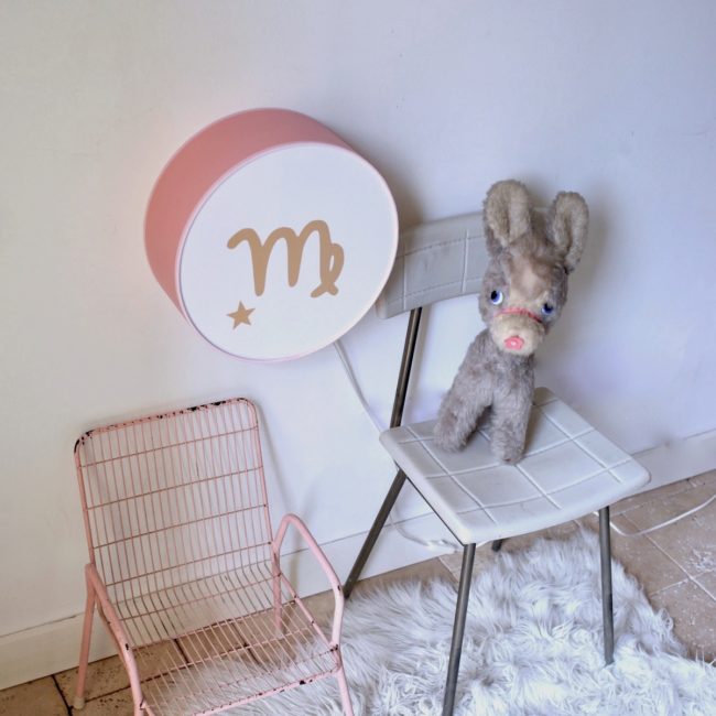Lampe astro rose blush signe beige